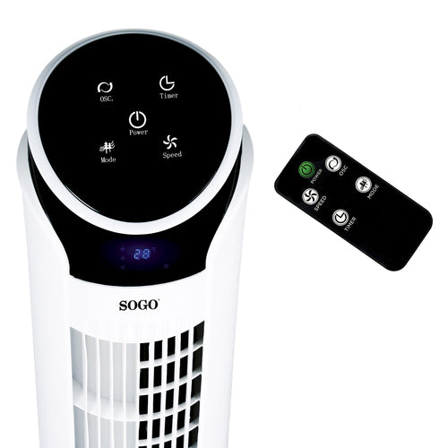 Sogo 33 Ventilador Torre Turbo 45 W