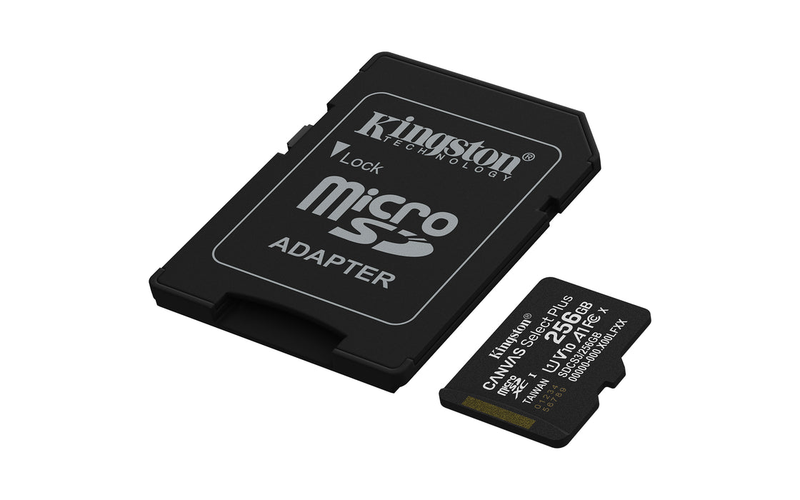 Memoria Micro Sd 256GB Kingston Hc 150MB/S Sdcs3 + Adaptador Sd