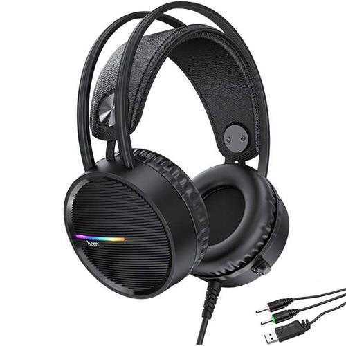 Auricular Hoco W100 Touring Gaming 3.5MM + USB