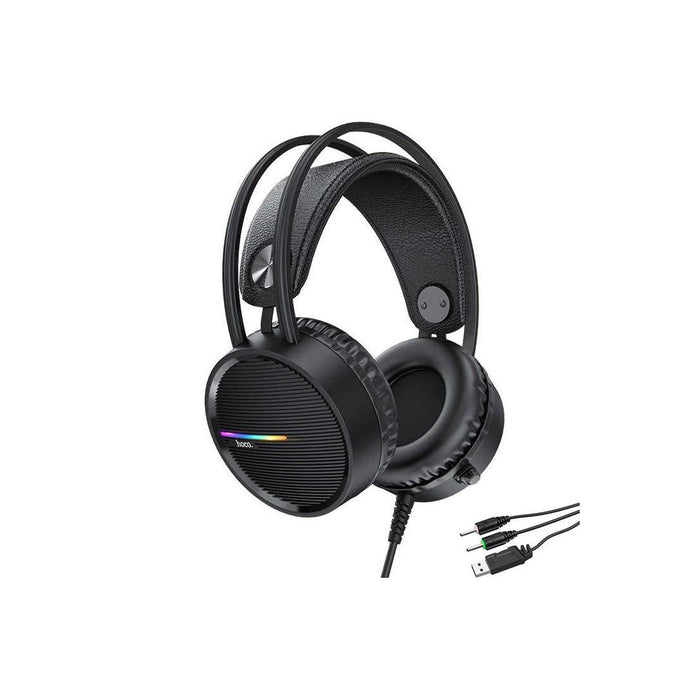 Auricular Hoco W100 Touring Gaming 3.5MM + USB