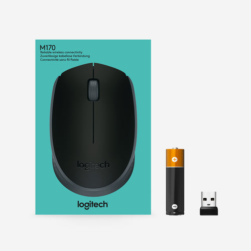 Logitech M171 - Ratón Inalámbrico, Conexión Estable Hasta 10 M