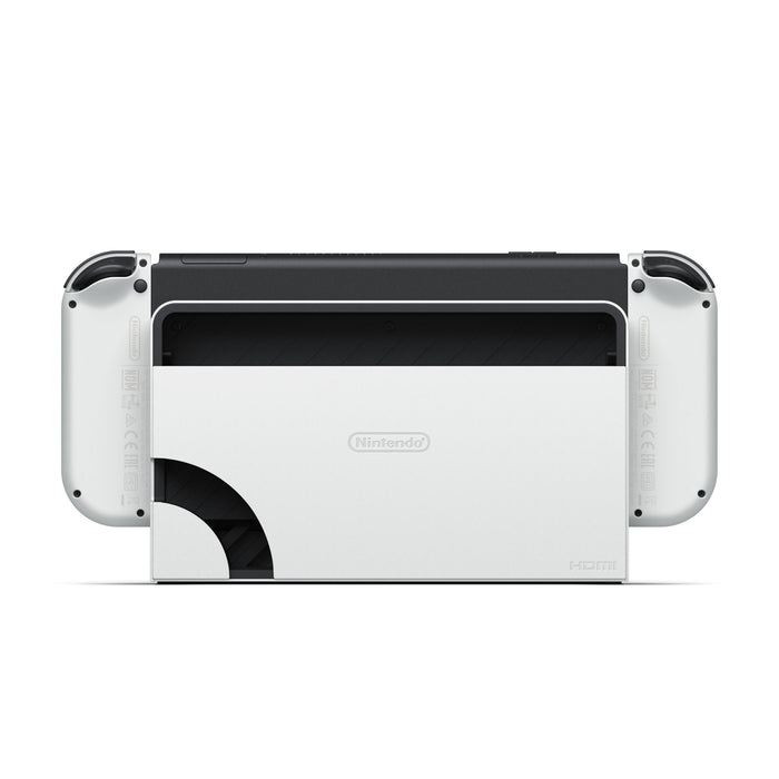 Nintendo Switch OLED Console – White Edition | 7-Inch OLED Display | Portable & Dockable
