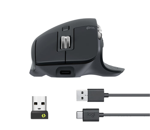 Logitech - Mx Master 3S Ratón Rf Wireless + Bluetooth Laser 8000