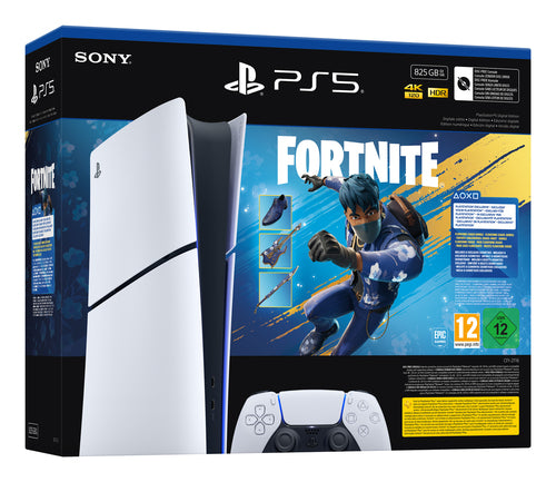 PS5 Slim Digital Chassis E + Fornite Cobalt Star Code