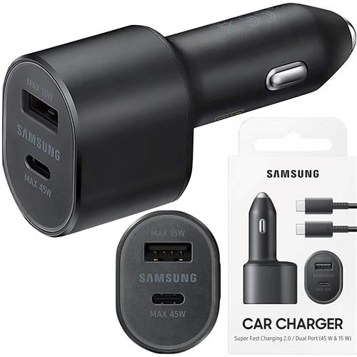 Car Charger Samdung 45W & 15W