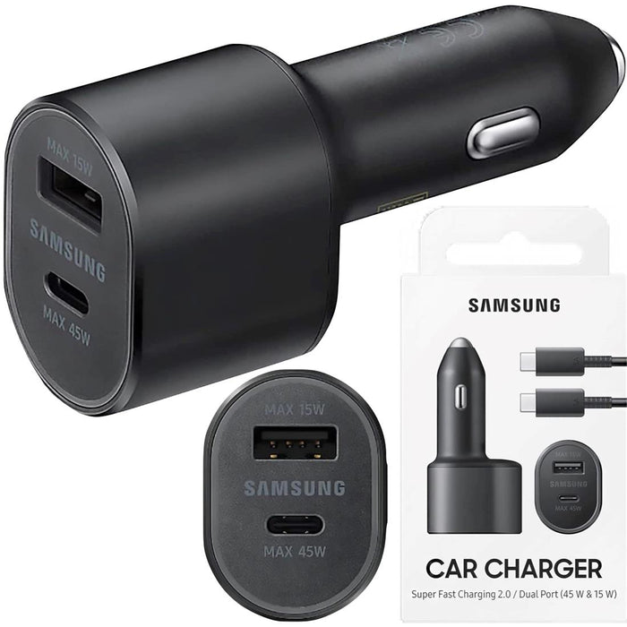 Car Charger Samdung 45W & 15W