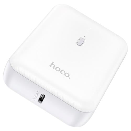 Powerbank 5.000 Mah Salida Usb-a, Entrada USB-C Hoco J96 Blanco