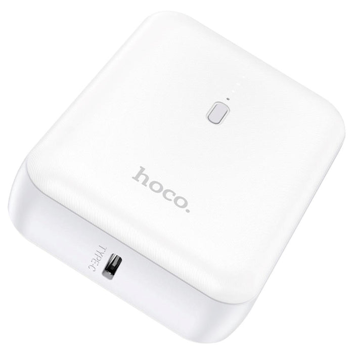 Powerbank 5.000 Mah Salida Usb-a, Entrada USB-C Hoco J96 Blanco