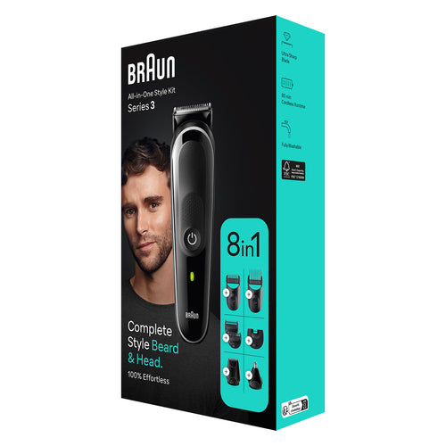 Recortadora 8 En 1 Series 3 Braun Mgk3440