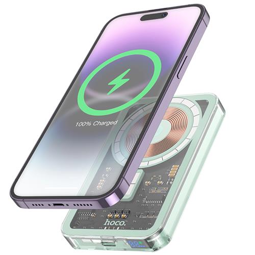 Powerbank 5.000 Mah 20W Hoco Q14 Ice Crystal Magsafeazul