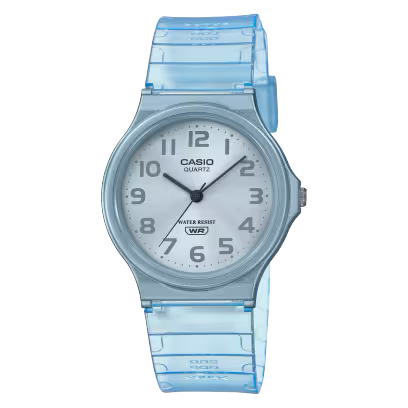 RELOJ CASIO DIGITAL AZUL TRANSPARENTE MQ-24S-2BEF