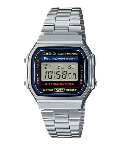 Reloj Casio Vintage A168wa-1yes Retro Mirror