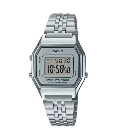 Casio LA680WEA-7EF Silver Digital Watch