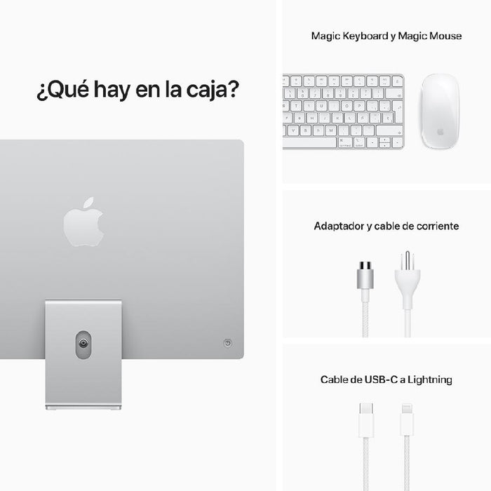 Apple iMac 24" M3  | 8GB RAM | 512GB SSD - Silver