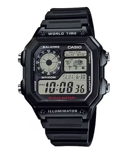 Reloj Casio Collection AE-1200WH-1AVEF World Time