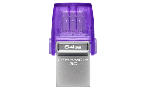 Minidisco Pendrive 64GB. Kingston Microduo 3C USB 3.0 / USB-C