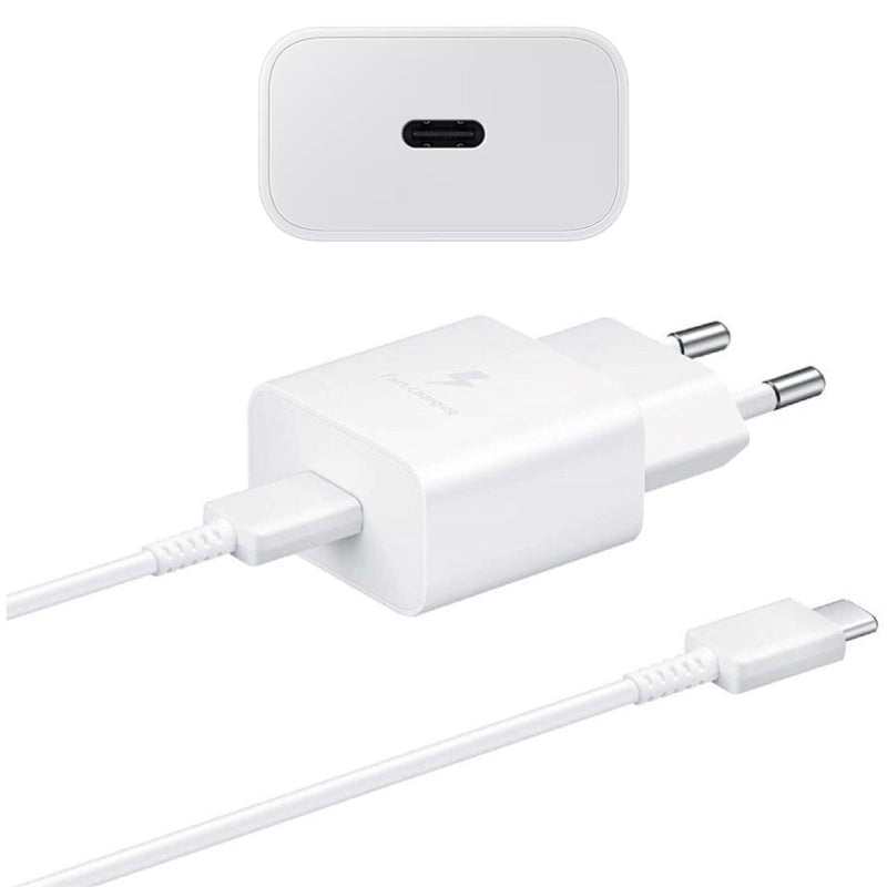 Cargador Con Cable Samsung 25 W - Blanco