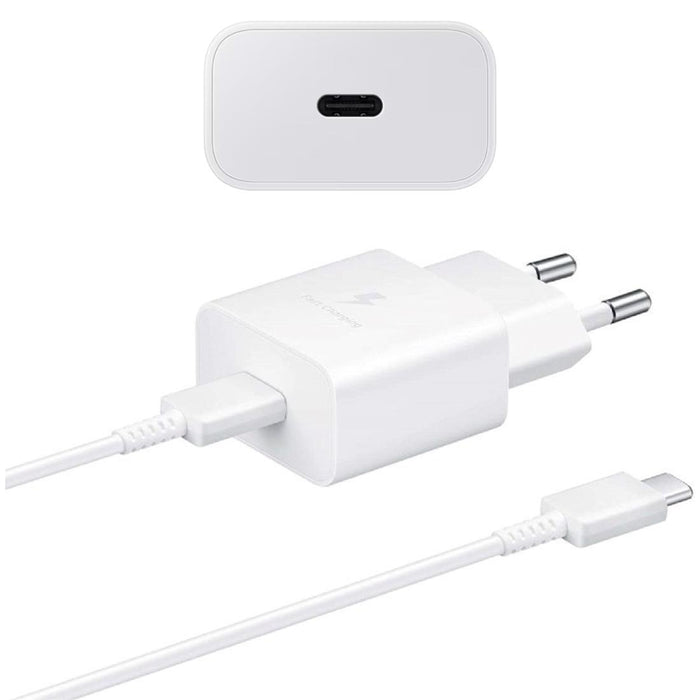 Cargador Con Cable Samsung 25 W - Blanco