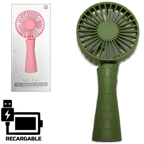 Mini Ventilador Portable Hd6603 Recargable