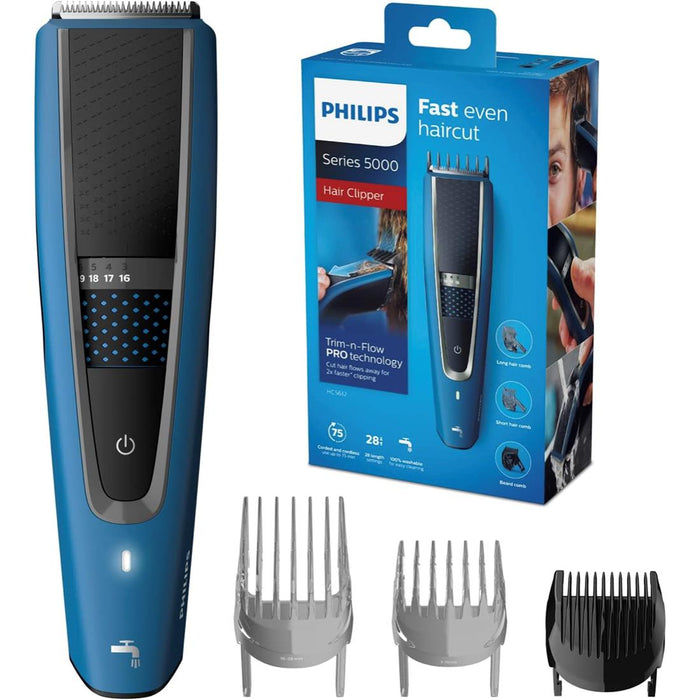 Hc5612/15 Azul Cortapelos Lavable Hairclipper Series 5000