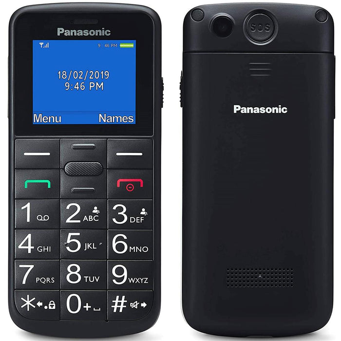 Panasonic Kx-tu110 Móvil Para Mayores Botón Sos 1.77" Ds Negro
