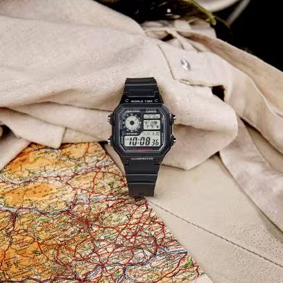Reloj Casio Collection AE-1200WH-1AVEF World Time