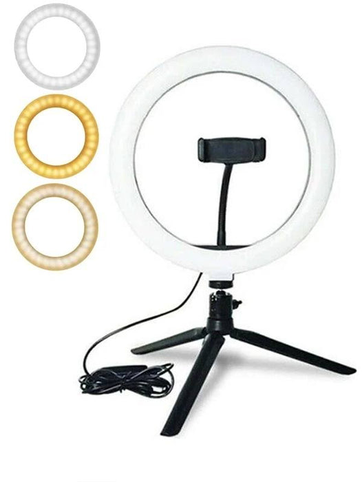 Fluxs Neptuno Anillo LED 10" para Selfies