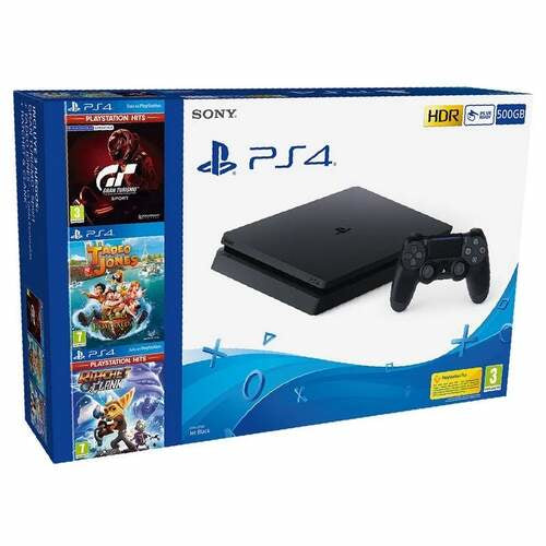 Consola Playstation 4 Slim 500GB Gran Turismo Sport, Tadeo Jones