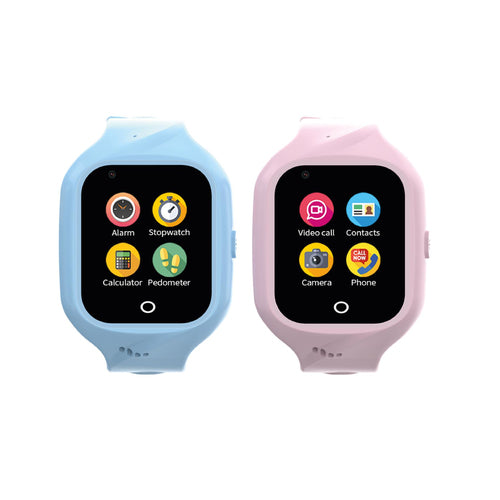 Celly Smartwatche Kids 4G 2 Correas Azul Y Rosa