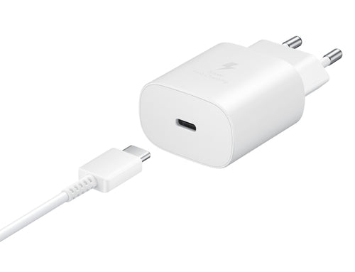 Cargador Samsung USB-C Ep-ta800xwegww 25W Blanco