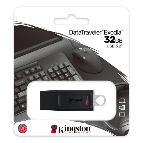 Pendrive USB 3.2 32GB Datatraveler Exodia Kingston
