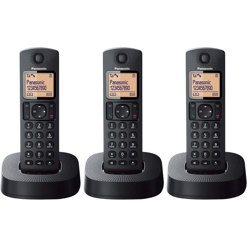 Panasonic Kx-tgc313spb Teléfono Inalámbrico Trío Negro