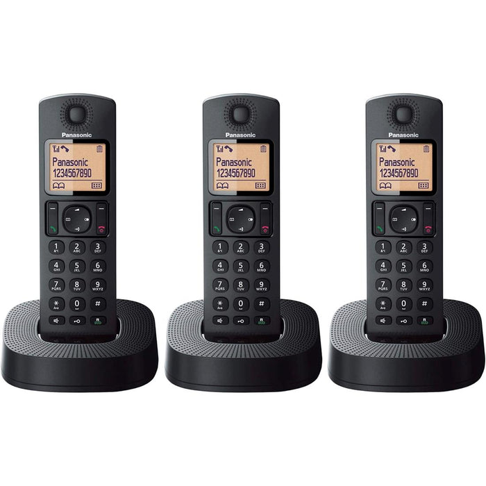 Panasonic Kx-tgc313spb Teléfono Inalámbrico Trío Negro
