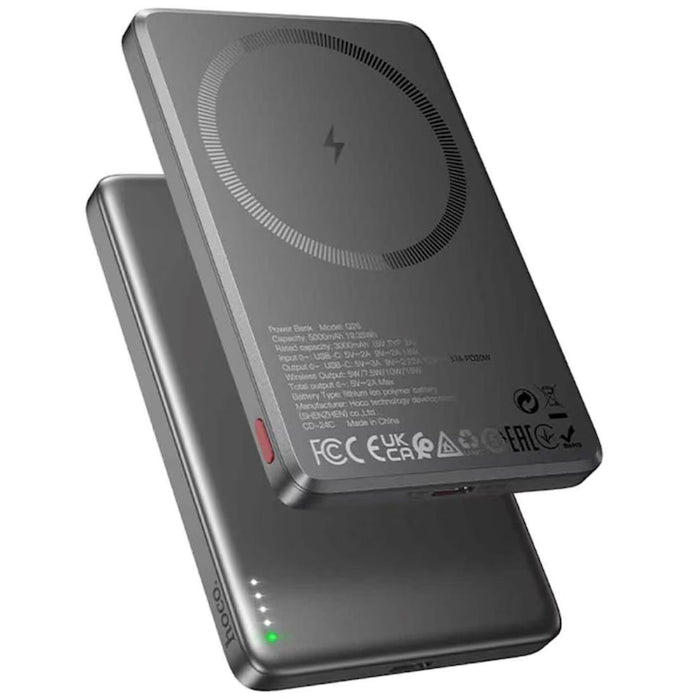 Powerbank Hoco Q26 Magsafe Pd20w 5.000 Mah Metal Gray