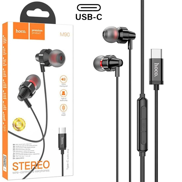 Hoco M90 Auriculares USB-C Con Micrófono