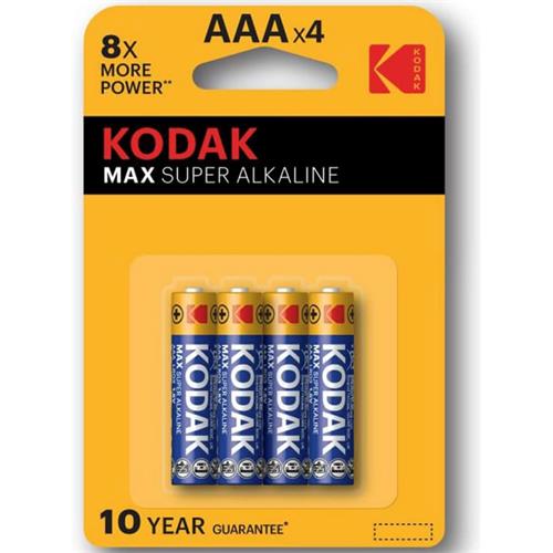 Kodak Max Super Alkaline Aaax4