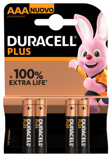 Duracell Plus Pilas Aaa Alcalinas, 1.5 Voltios