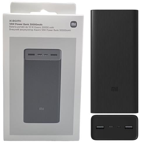 Powerbank Xiaomi Pb3018zm 18W 30000MAH Negra