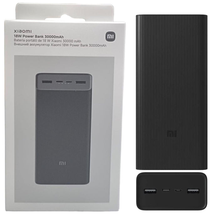 Powerbank Xiaomi Pb3018zm 18W 30000MAH Negra