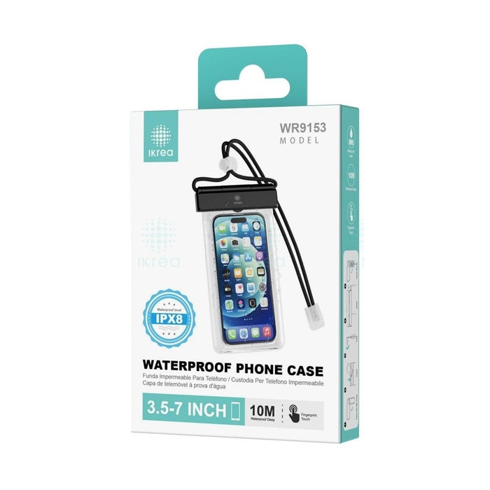 Funda Impermeable Para Móvil 3.5" A 7´´ Ipx8 Ikrea Wr9153