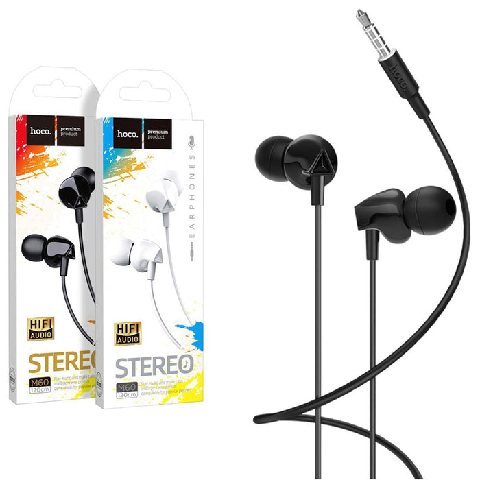 Hoco M60 Perfect Sound Universal Earphones Con Micro Negro