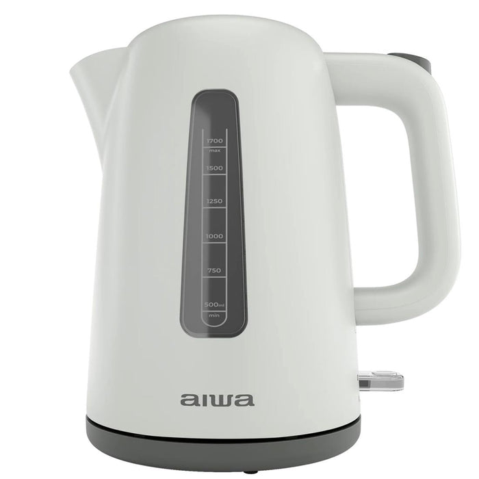 Aiwa Akt-2000 Hervidor 2.200W 1.7 Litros Base Sin Cable Blanco