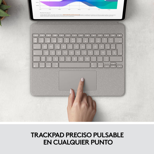 Funda Teclado Combo Touch De Logitech Arena Ipad Pro 12.9 5A Gen