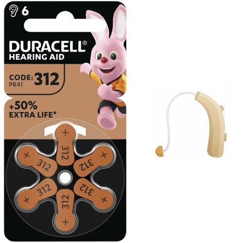 Duracell Da-312 Pila Audífono (dur-da312)