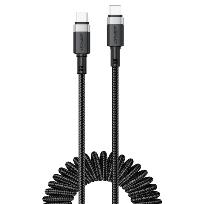 Cable USB-C A USB-C Acefast C14-03 60W Elástico Rizado