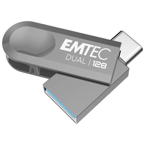 Memoria USB Dual 3.2 128GB USB-C Y Usb-a Emtec D280