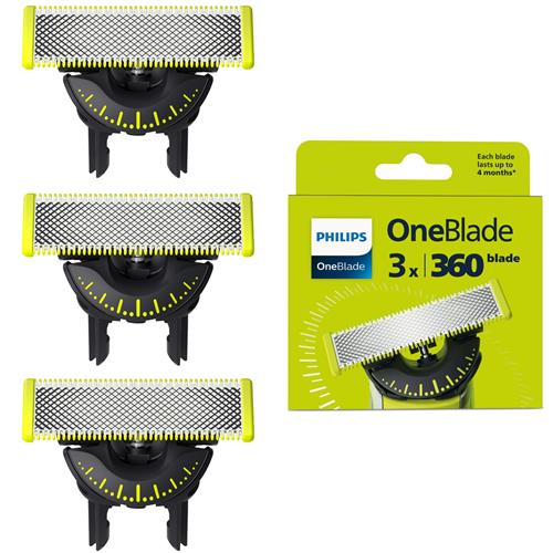 Cuchilla 360 De Recambio Philips Oneblade Qp430/50 3 Ud.