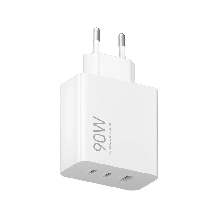 Xiaomi Adaptador 90W 2XTIPO C+1x USB A Blanco Mdy-19-ek