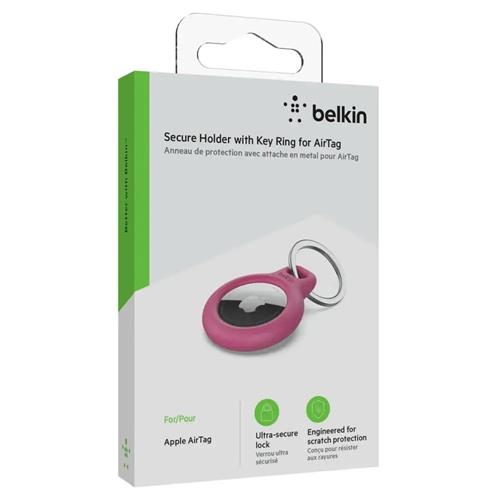 Llavero Belkin De Seguridad Para Airtag - Rosado