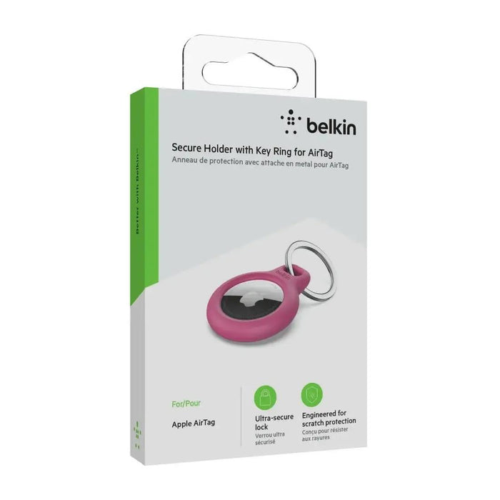 Llavero Belkin De Seguridad Para Airtag - Rosado